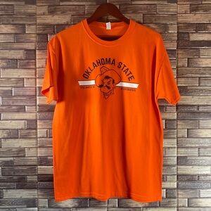 Pre Owned Large Oklahoma State Orange T-Shirt